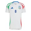 Maillot Foot Italie Jorginho 8 Exterieur UEFA Euro 2024